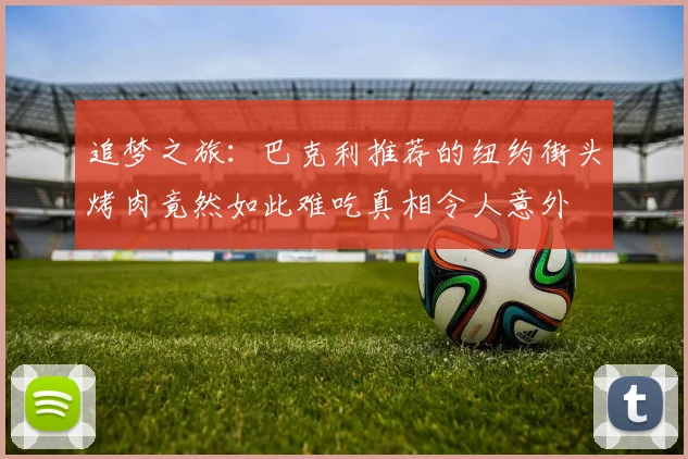 追梦之旅：巴克利推荐的纽约街头烤肉竟然如此难吃真相令人意外